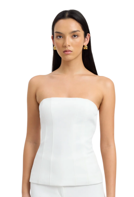 WHITE ARIEL CORSET